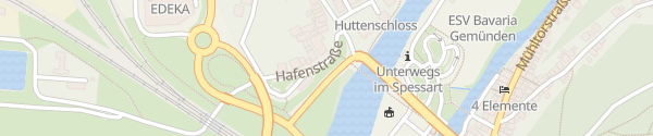 Karte Hafenstraße Gemünden am Main