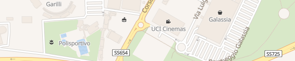 Karte UCI Cinemas Piacenza