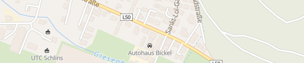 Karte Autohaus Bickel Schlins