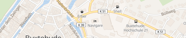 Karte Hotel Navigare Buxtehude