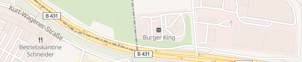 Karte Burger King Elmshorn