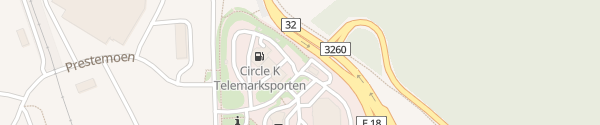 Karte Circle K Telemarksporten Porsgrunn