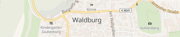 Karte Rathaus Waldburg