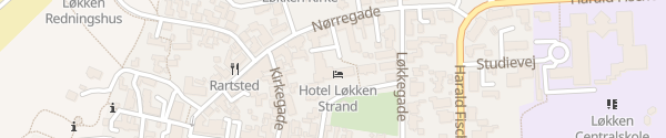 Karte Hotel Løkken Strand Løkken