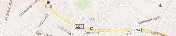 Karte Element Tiefgarage Dornbirn