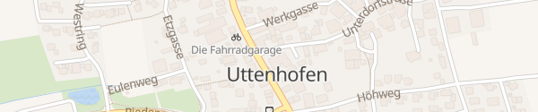 Karte Rathaus Uttenhofen Rosengarten