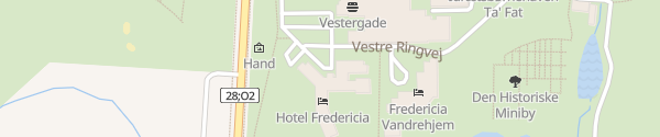 Karte Hotel Fredericia Fredericia