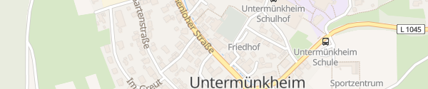 Karte P&C "Ortsmitte" Untermünkheim
