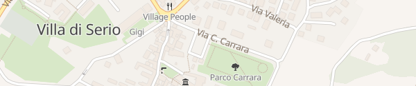 Karte Parco Carrara Villa di Serio
