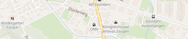 Karte OMV Tankstelle Schwefel Dornbirn