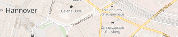 Karte Theaterstraße Hannover