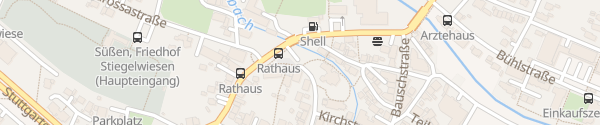 Karte Rathaus Süßen