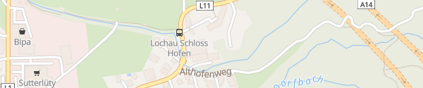Karte Schloss Hofen Lochau