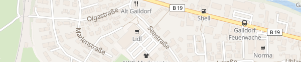 Karte Lidl Gaildorf