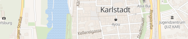 Karte Pedelec-Station Marktplatz Karlstadt
