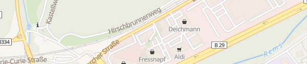 Karte McDonald's Schwäbisch Gmünd