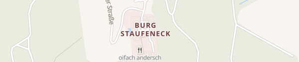 Karte Burg Staufeneck Salach