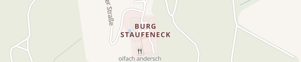 Karte Burghotel Staufeneck Salach