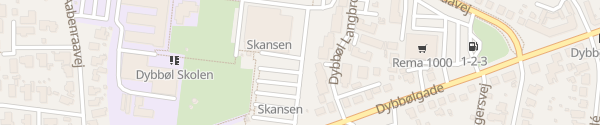 Karte Skansen Sønderborg