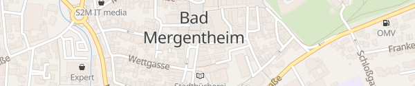 Karte Tiefgarage Modehaus Kuhn Bad Mergentheim