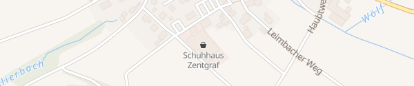 Karte Schuhhaus Zentgraf Eiterfeld