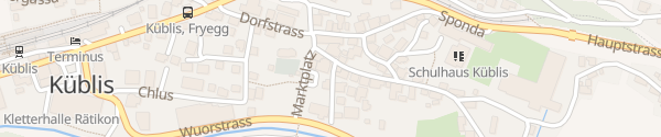 Karte Dorfplatz Küblis
