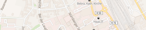 Karte Rathaus Bebra
