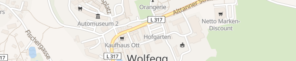 Karte Alltanner Straße Wolfegg