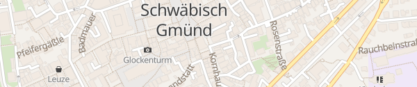 Karte Rathaus Schwäbisch Gmünd
