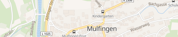 Karte Hauptstraße Mulfingen
