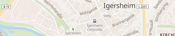 Karte Bad Mergentheimer Straße Igersheim