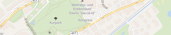 Karte Kongresszentrum Davos