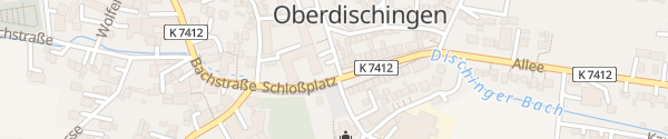 Karte Gemeindeverwaltung Oberdischingen