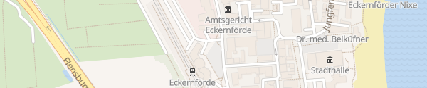 Karte Bahnhof Eckernförde
