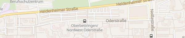 Karte Oderstraße Schwäbisch Gmünd