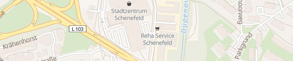 Karte Stadtzentrum Schenefeld