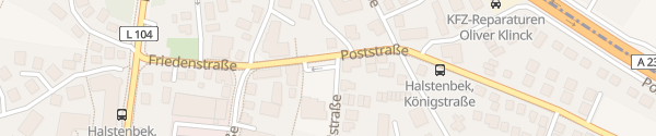 Karte Parkplatz Poststraße Halstenbek