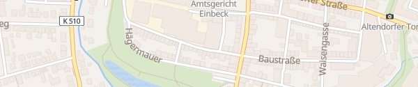 Karte Parkhaus Hägerstraße Einbeck