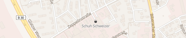 Karte Schuh Schweizer Laupheim