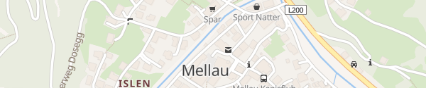 Karte Gemeindeamt Mellau