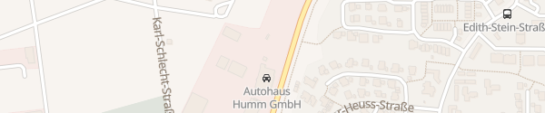 Karte Autohaus Humm Laupheim