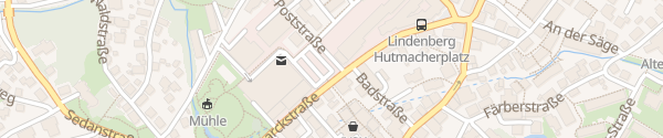 Karte Intersport Haisermann / Kaufmarkt Lindenberg im Allgäu