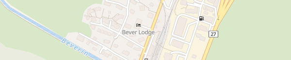 Karte Bever Lodge Bevers