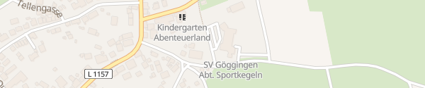 Karte Gemeindehalle Göggingen