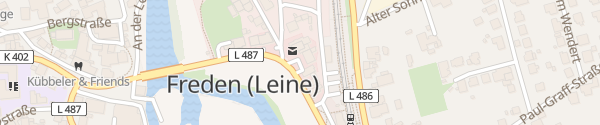 Karte Rathaus Freden (Leine)