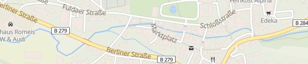 Karte E-Bike Ladestation Evangelisch-Lutherische Pfarrkirche Gersfeld (Rhön)