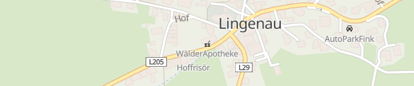 Karte Hofhus Lingenau