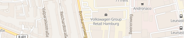 Karte Volkswagen Automobile Hamburg Hamburg