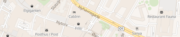 Karte Friis Shoppingcentret Aalborg