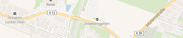 Karte P&R Parkplatz Klecken Rosengarten